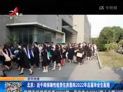 北京：近千间保障性租赁住房面向2022年应届毕业生配租