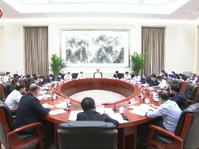 梁桂主持召开深入实施强省会战略工作推进会