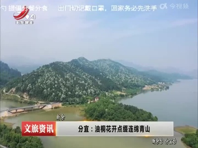 分宜：油桐花开点缀连绵青山