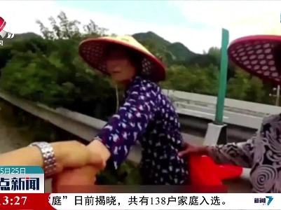 行人上高速 勿拿生命走捷径