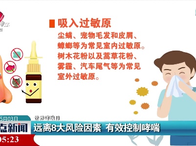 【世界哮喘日】远离8大风险因素 有效控制哮喘