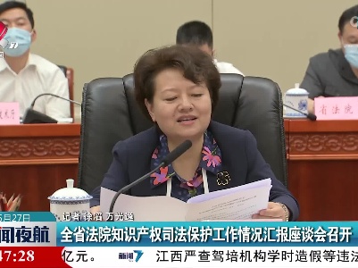 江西省法院知识产权司法保护工作情况汇报座谈会召开