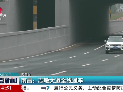 南昌：志敏大道全线通车
