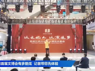 江西首届文博会有多酷炫 记者带您先体验