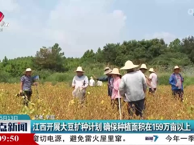 江西开展大豆扩种计划 确保种植面积在159万亩以上