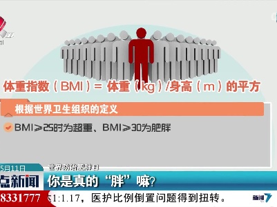 【世界防治肥胖日】你是真的“胖”嘛？