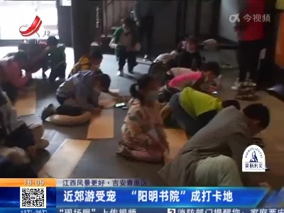【江西风景更好】吉安青原区：近郊游受宠 “阳明书院”成打卡地