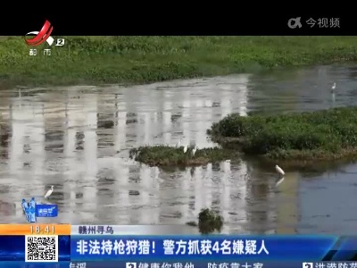 赣州寻乌：非法持枪狩猎！警方抓获4名嫌疑人