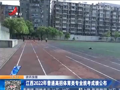 江西2022年普通高招体育类专业统考成绩公布