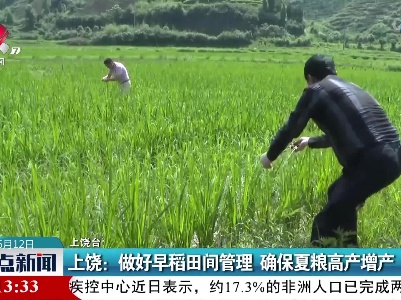 上饶：做好早稻田间管理 确保夏粮高产增产