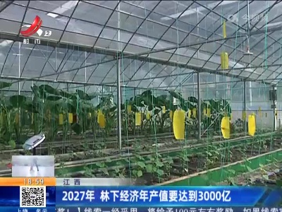 江西：2027年 林下经济年产值要达到3000亿