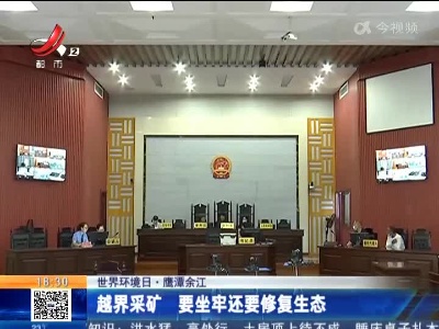 【世界环境日】鹰潭余江：越界采矿 要坐牢还要修复生态