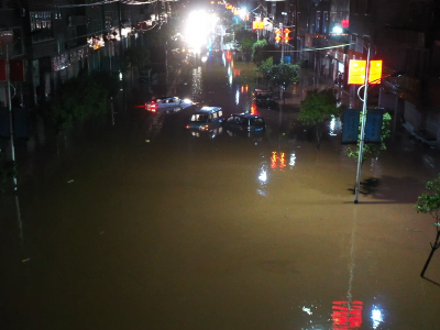 江西乐平：新一轮降雨来袭  民房进水深达0.8米
