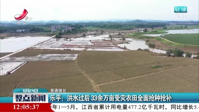 乐平：洪水过后 33余万亩受灾农田全面抢种抢补