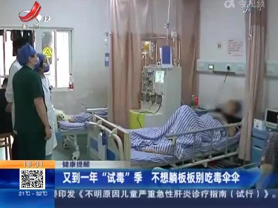 【健康提醒】又到一年“试毒”季 不想躺板板别吃毒伞伞
