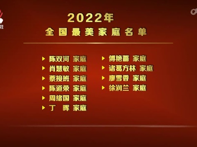 江西29户家庭获评全国五好家庭