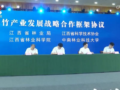 首届江西省竹资源高效利用高峰论坛在宜丰举行