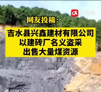 吉水县一公司被举报盗采出售煤资源 官方回应......
