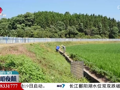 【防旱抗旱进行时】峡江：“一把锄头”放水 全力抗旱保收