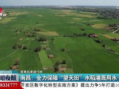 【防旱抗旱进行时】南昌：全力保障“望天田”水稻灌溉用水