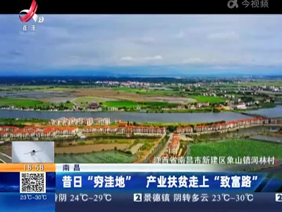 南昌：昔日“穷洼地” 产业扶贫走上“致富路”