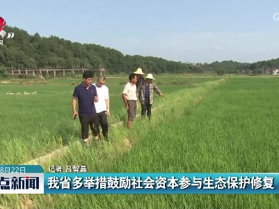我省多举措鼓励社会资本参与生态保护修复