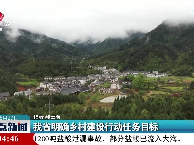 我省明确乡村建设行动任务目标
