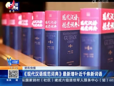《现代汉语规范词典》最新增补近千条新词语