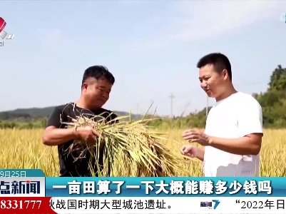 【又是一年丰收季】分宜：中稻开镰 订单种植促增收