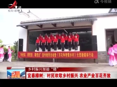 【乡村振兴加油“赣”】宜春樟树：村民欢歌乡村振兴 农业产业百花齐放