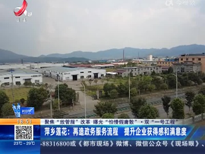 【聚焦“放管服”改革 曝光“怕慢假庸散”·双“一号工程”】萍乡莲花：再造政务服务流程 提升企业获得感和满意度