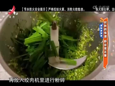 美味家常菜：初秋的味道 野韭菜花酱