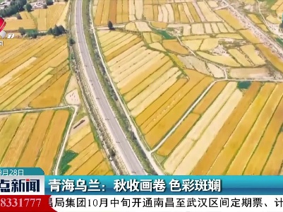 青海乌兰：秋收画卷 色彩斑斓