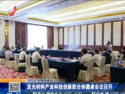 【2022江西智库峰会】发光材料产业科技创新联合体圆桌会议召开