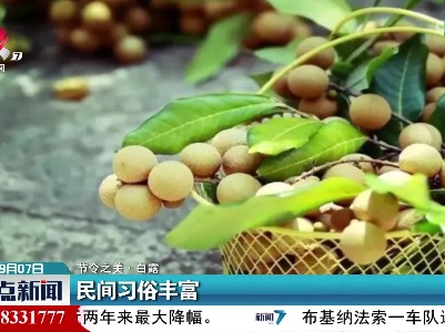 【节令之美·白露】民间习俗丰富