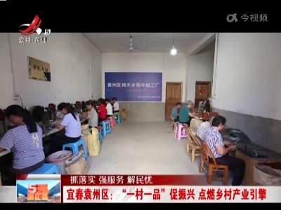 【抓落实 强服务 解民忧】宜春袁州区：“一村一品”促振兴 点燃乡村产业引擎