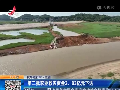 【抗旱进行时】江西：第二批农业救灾资金2.83亿元下达