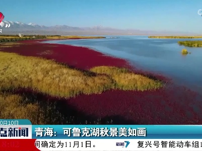 青海：可鲁克湖秋景美如画