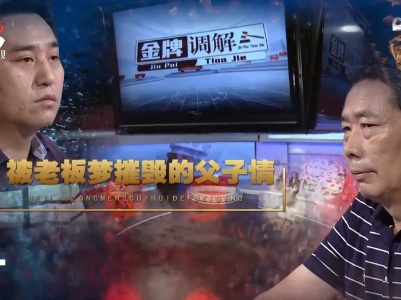 金牌调解20221003 被老板梦摧毁的父子情
