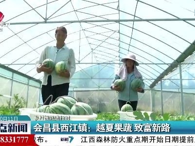 【乡村振兴进行时】会昌县西江镇：越夏果蔬 致富新路