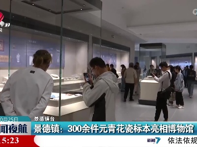 景德镇：300余件元青花瓷标本亮相博物馆