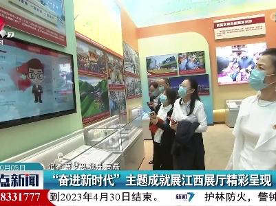 “奋进新时代”主题成就展江西展厅精彩呈现