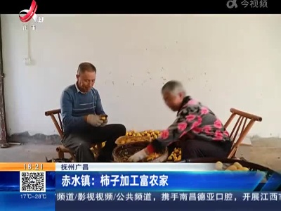 抚州广昌赤水镇：柿子加工富农家