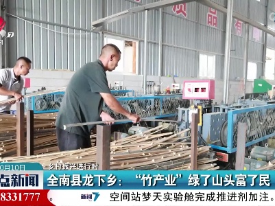 【乡村振兴进行时】全南县龙下乡：“竹产业”绿了山头富了民