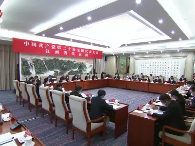 【直通二十大】党的二十大江西省代表团举行第二次全体会议 易炼红叶建春出席