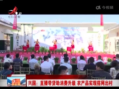 兴国：直播带货助消费升级 农产品实现搭网出村