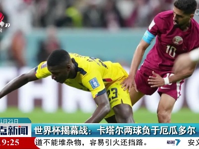 世界杯揭幕战：卡塔尔两球负于厄瓜多尔