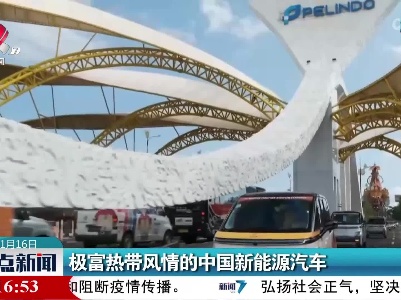 极富热带风情的中国新能源汽车