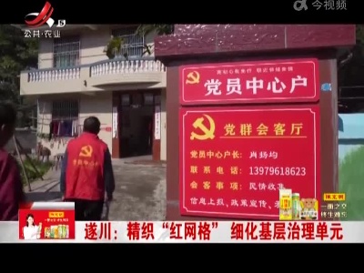 遂川：精织“红网格” 细化基层治理单元