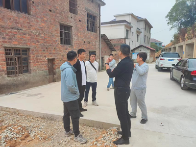 萍乡市自然资源和规划局督导检查芦溪县地质灾害防治项目建设工作